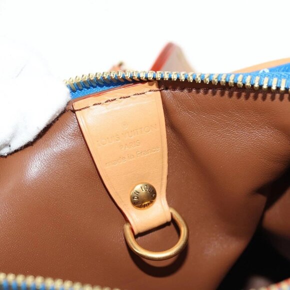 LOUIS VUITTON Monogram Speedy P9 Bandouliere 25 Bag Blue M24424 LV Auth 139046SM - Picture 12 of 15